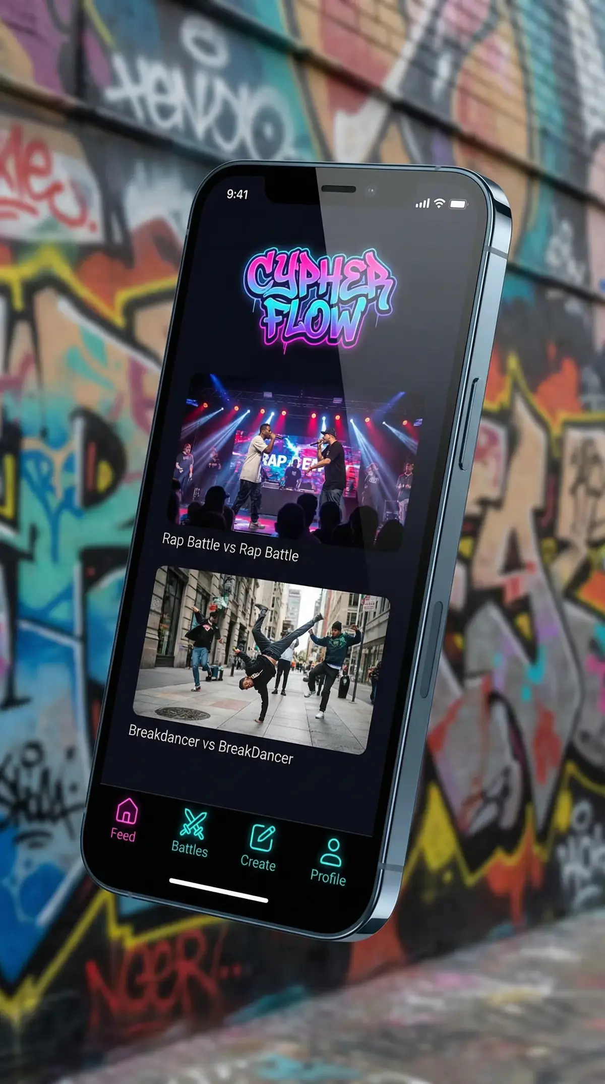 深夜网站 - 移动端APP界面展示